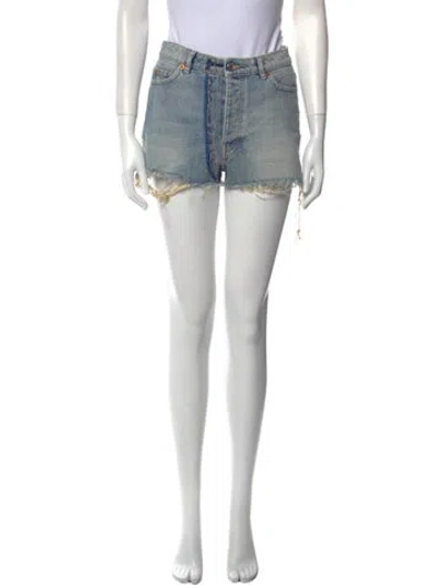 Pre-owned Iro Mini Shorts In Blue