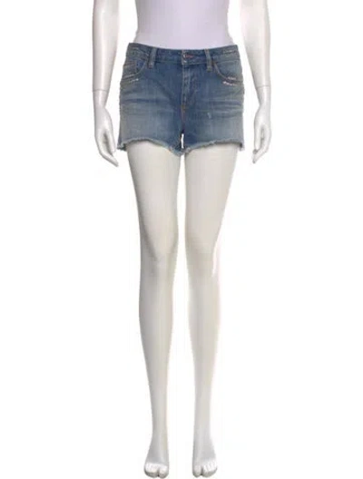 Pre-owned Iro Mini Shorts In Blue