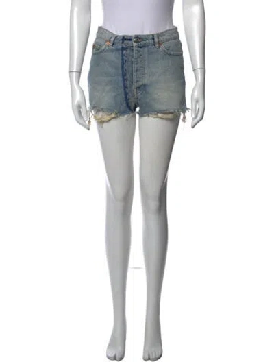 Pre-owned Iro Mini Shorts In Blue