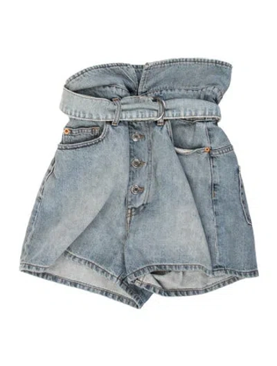 Pre-owned Iro Mini Shorts In Blue