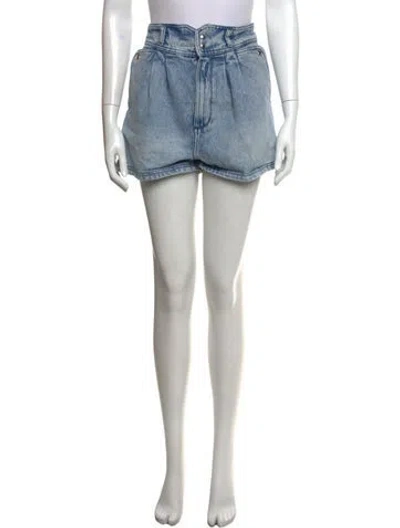 Pre-owned Iro Mini Shorts In Blue