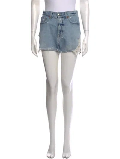 Pre-owned Iro Mini Shorts In Blue