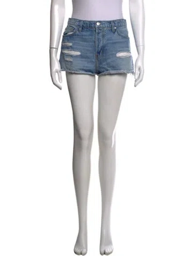 Pre-owned Iro Mini Shorts In Blue