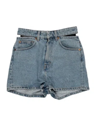 Pre-owned Iro Mini Shorts In Blue