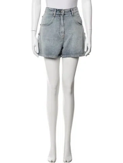 Pre-owned Iro Mini Shorts In Blue/white