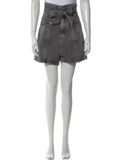 Pre-owned Iro Mini Shorts In Gray