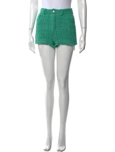 Pre-owned Iro Mini Shorts In Green