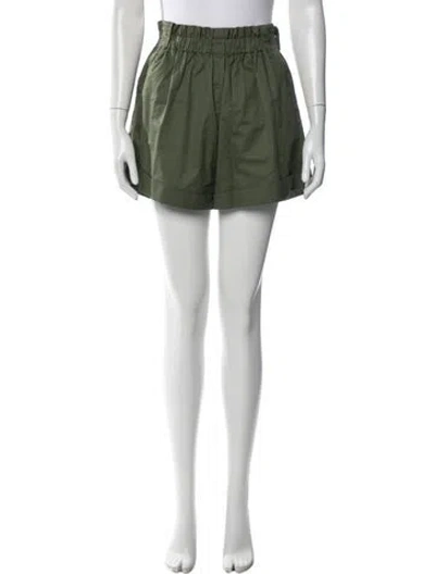 Pre-owned Iro Mini Shorts In Green