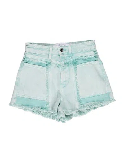 Pre-owned Iro Mini Shorts In Green