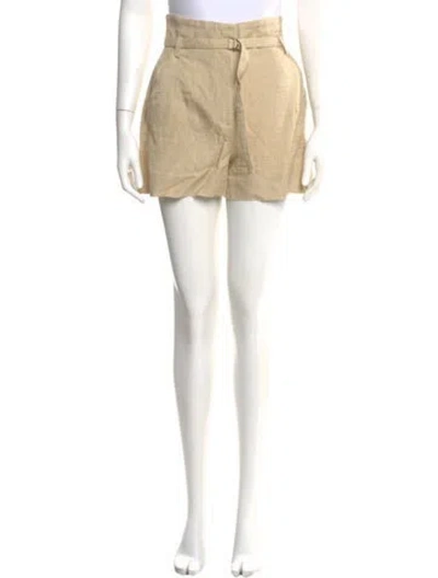 Pre-owned Iro Mini Shorts In Neutral