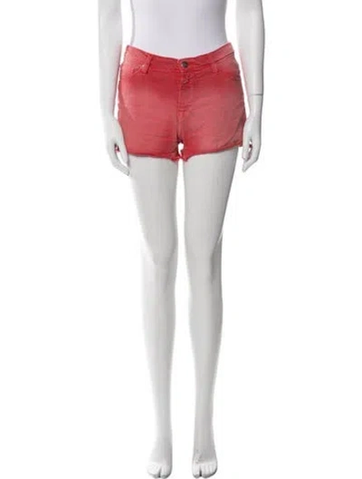 Pre-owned Iro Mini Shorts In Red