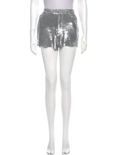 Pre-owned Iro Mini Shorts In Silver
