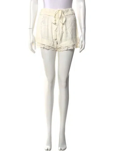 Pre-owned Iro Mini Shorts In White