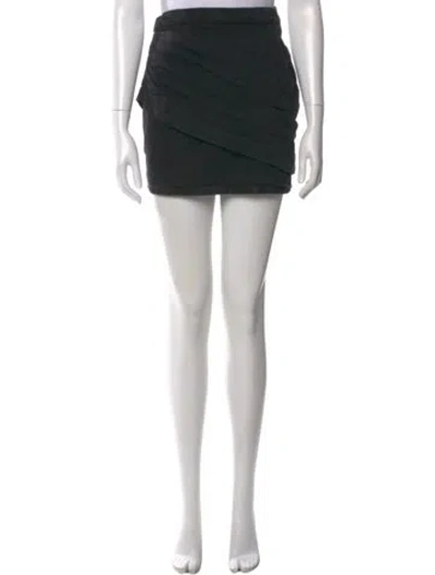 Pre-owned Iro Mini Skirt In Black