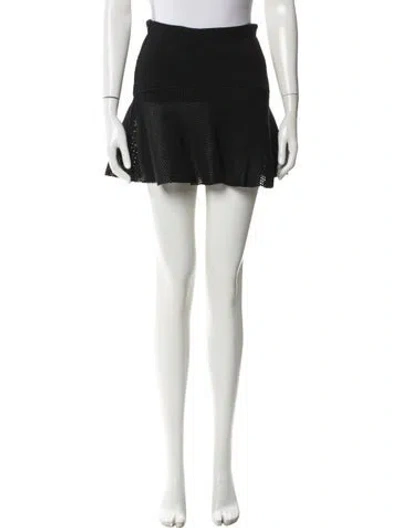 Pre-owned Iro Mini Skirt In Black