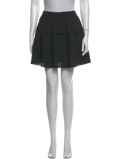 Pre-owned Iro Mini Skirt In Black