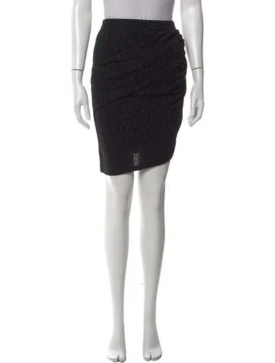 Pre-owned Iro Mini Skirt In Black