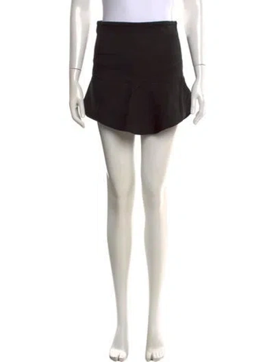 Pre-owned Iro Mini Skirt In Black