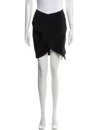 Pre-owned Iro Mini Skirt In Black
