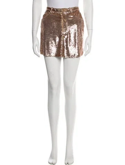 Pre-owned Iro Mini Skirt In Blue