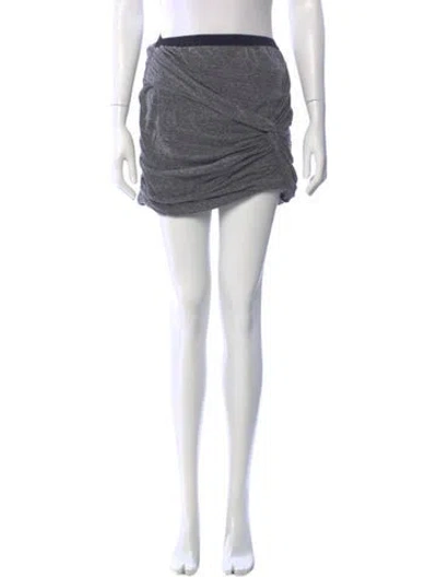 Pre-owned Iro Mini Skirt In Gray