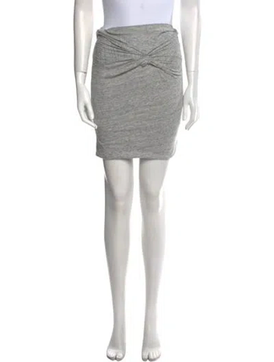 Pre-owned Iro Mini Skirt In Gray