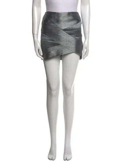 Pre-owned Iro Mini Skirt In Gray