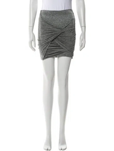Pre-owned Iro Mini Skirt In Gray