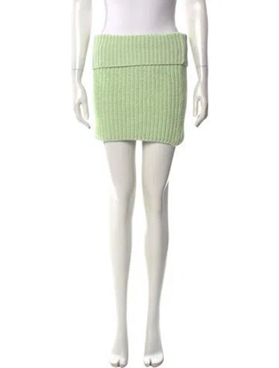 Pre-owned Iro Mini Skirt In Green