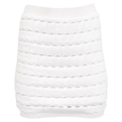 Iro Mini Skirt In White Cotton