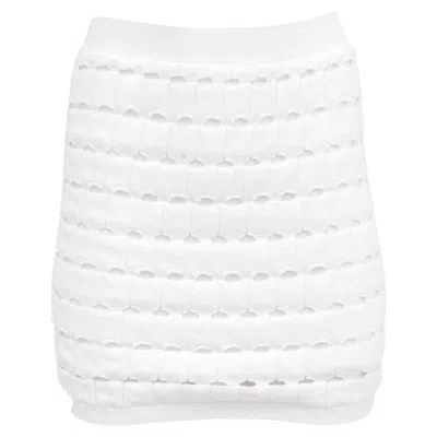 Pre-owned Iro Mini Skirt In White Cotton