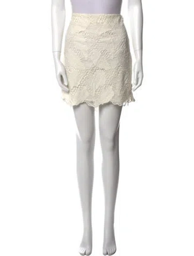 Pre-owned Iro Mini Skirt In Neutral