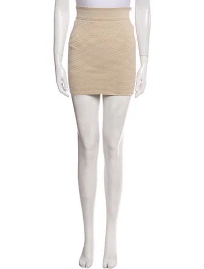 Pre-owned Iro Mini Skirt In Neutral
