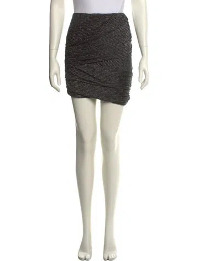 Pre-owned Iro Mini Skirt In Neutral