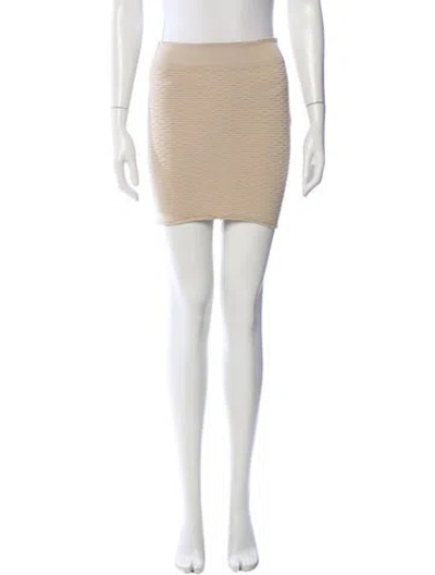 Pre-owned Iro Mini Skirt In Neutral