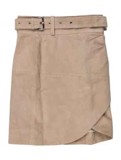 Pre-owned Iro Mini Skirt In Neutral