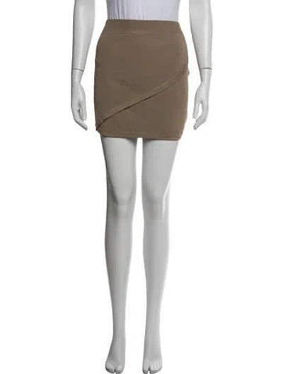 Pre-owned Iro Mini Skirt In Neutrals
