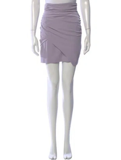 Pre-owned Iro Mini Skirt In Purple