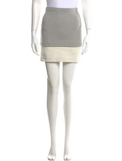 Pre-owned Iro Mini Skirt W/ Tags In Gray