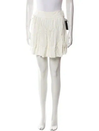 Pre-owned Iro Mini Skirt W/ Tags In Neutral