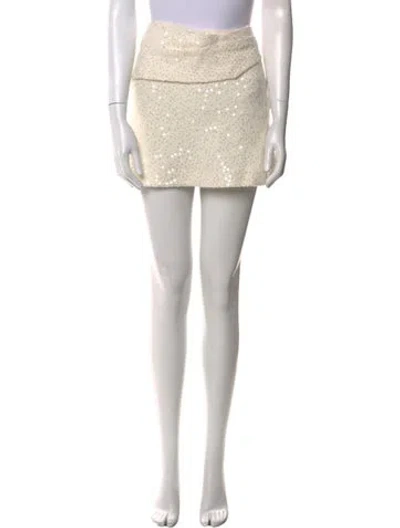 Pre-owned Iro Mini Skirt W/ Tags In Neutral