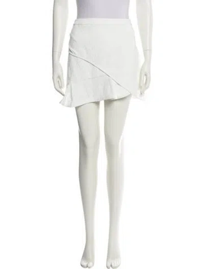 Pre-owned Iro Mini Skirt W/ Tags In White