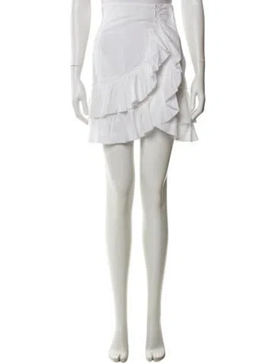 Pre-owned Iro Mini Skirt In White