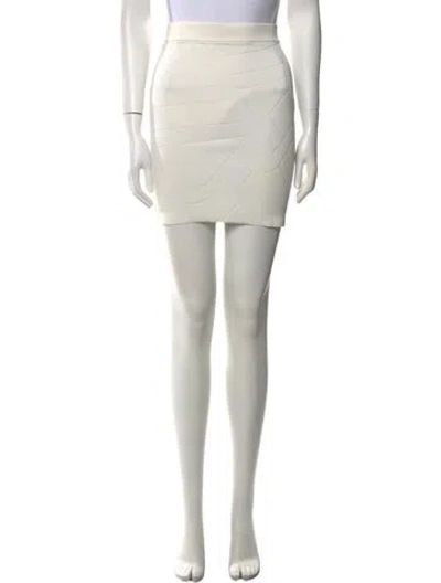 Pre-owned Iro Mini Skirt In White