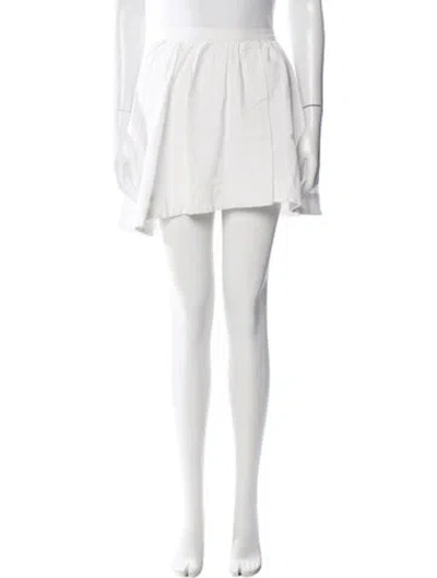 Pre-owned Iro Mini Skirt In White