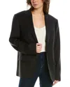 Iro Yarita Linen-blend Jacket In Grey