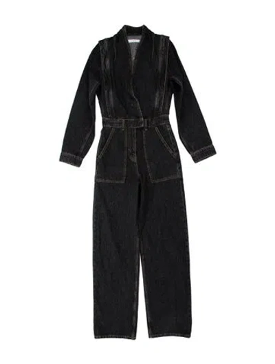 Pre-owned Iro Mock Neck Jumpsuit In Black