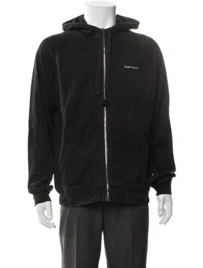 Pre-owned Iro Mock Neck Long Sleeve Hoodie In Black