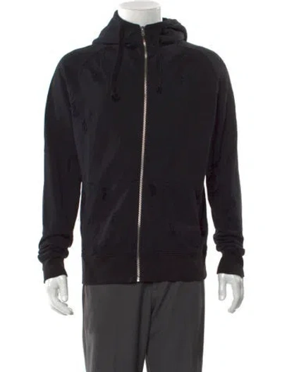 Pre-owned Iro Mock Neck Long Sleeve Hoodie W/ Tags In Black