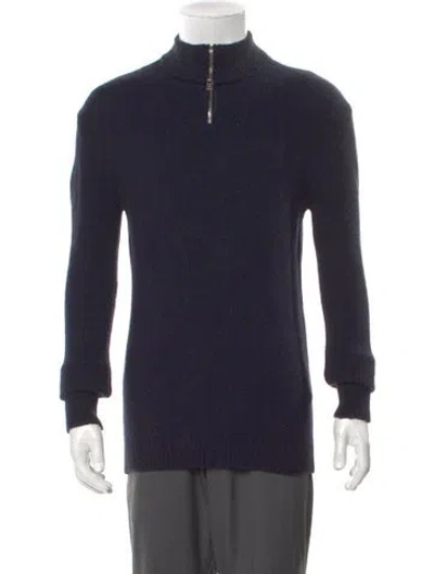 Pre-owned Iro Mock Neck Long Sleeve Pullover W/ Tags In Blue